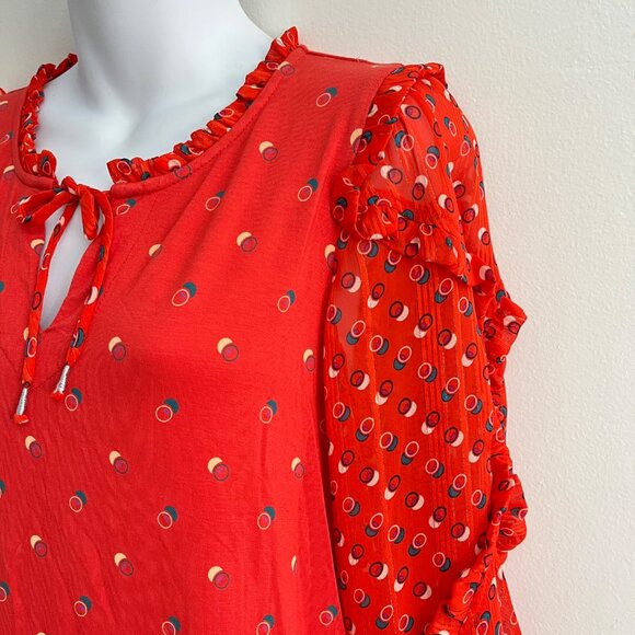 NWT Anthropologie Maeve Jacquin Peasant‎ Blouse Size XS - Picture 4 of 9